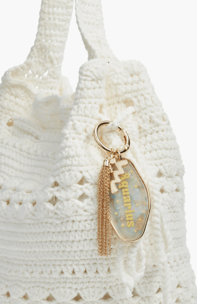 Aquarius Bag Charm