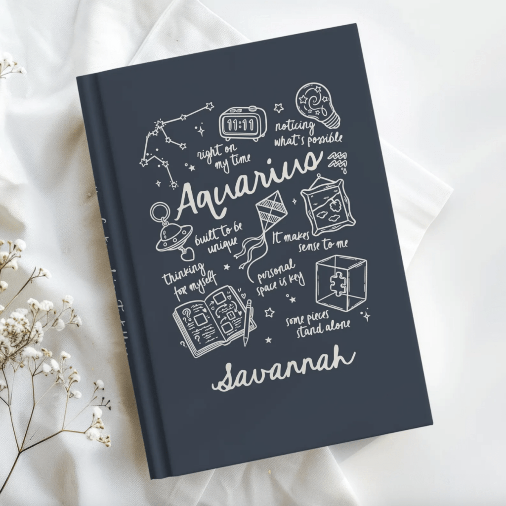 Personalized Aquarius Journal