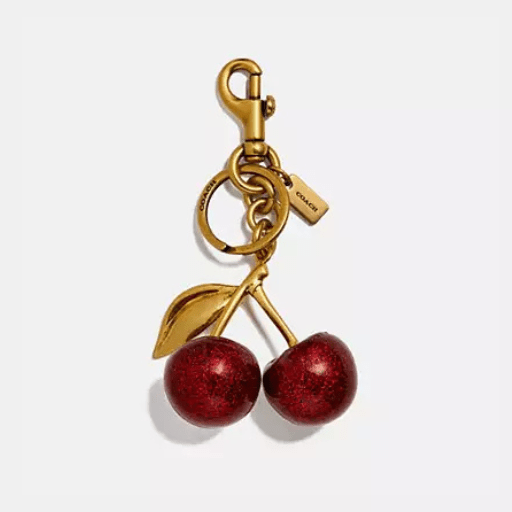COACH Cherry Bag Charm