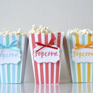 Bowl of popcorn ready for a movie night