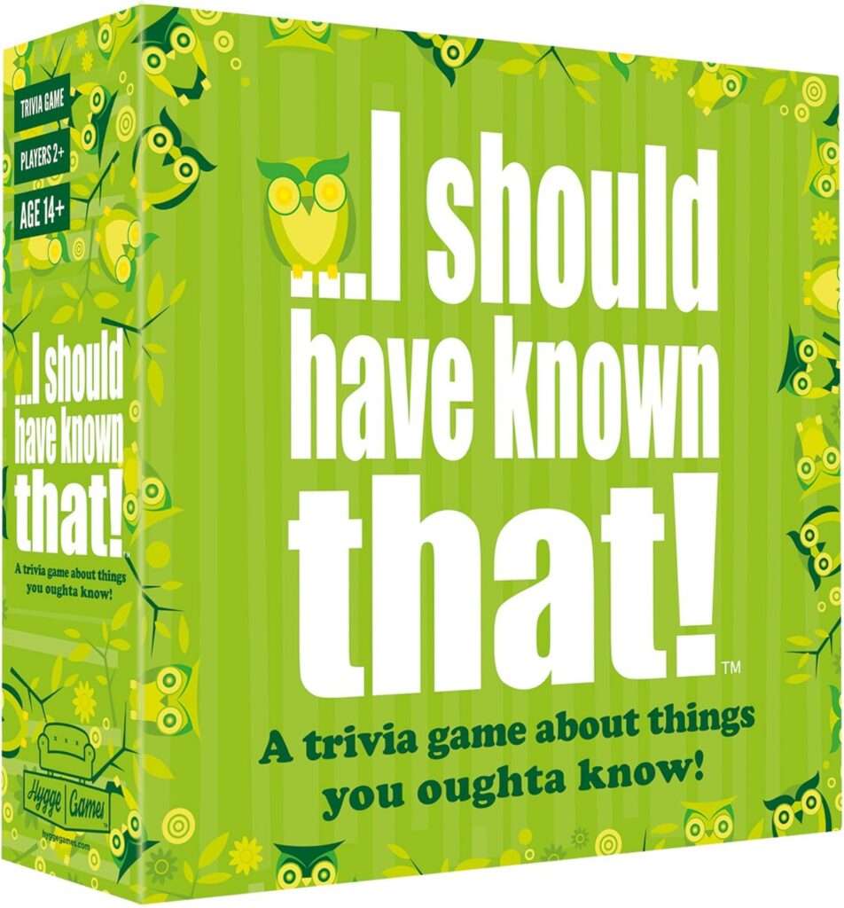 ...I Should Have Known That Trivia Game