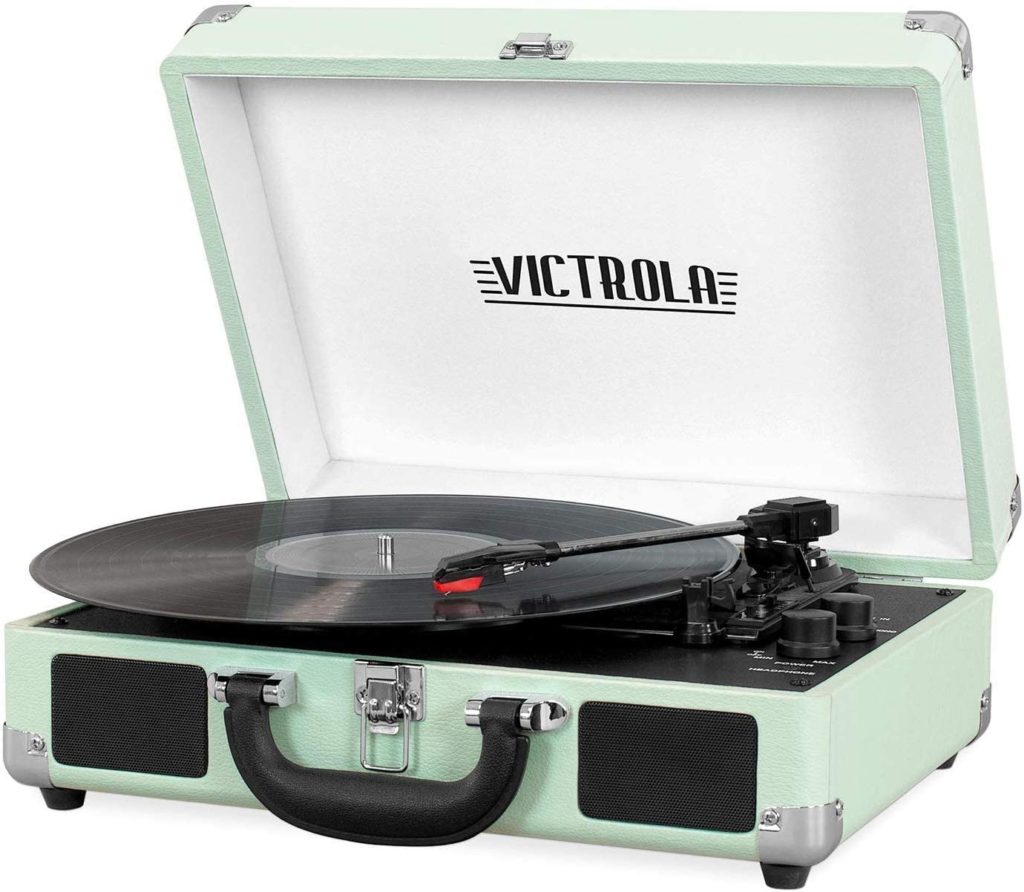 Victrola seafoam green bluetooth turntable for music loving Pisces